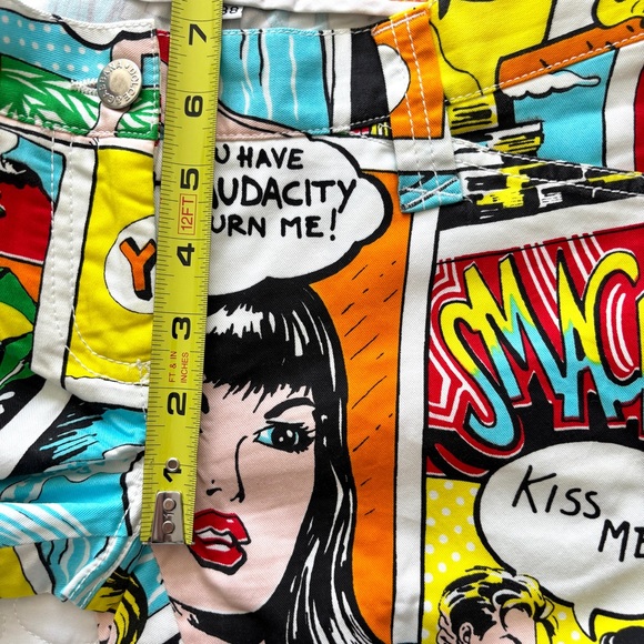 ⚡️HP⚡️Rare Women’s Dolce & Gabbana Printed Comics Stretch Pants Jeans Size 4 US - Picture 14 of 16